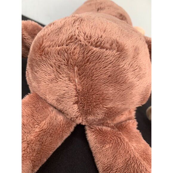 14 Inch Curious George Missing Tag Brown Plush Stuffed Monkey Embroidered Face - Picture 6 of 9